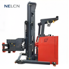 Stand-on Three-Way Stacker