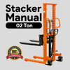 Manual Stacker 2 Ton - 1600mm Lifting