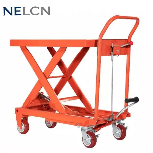 Manual scissor lift platform