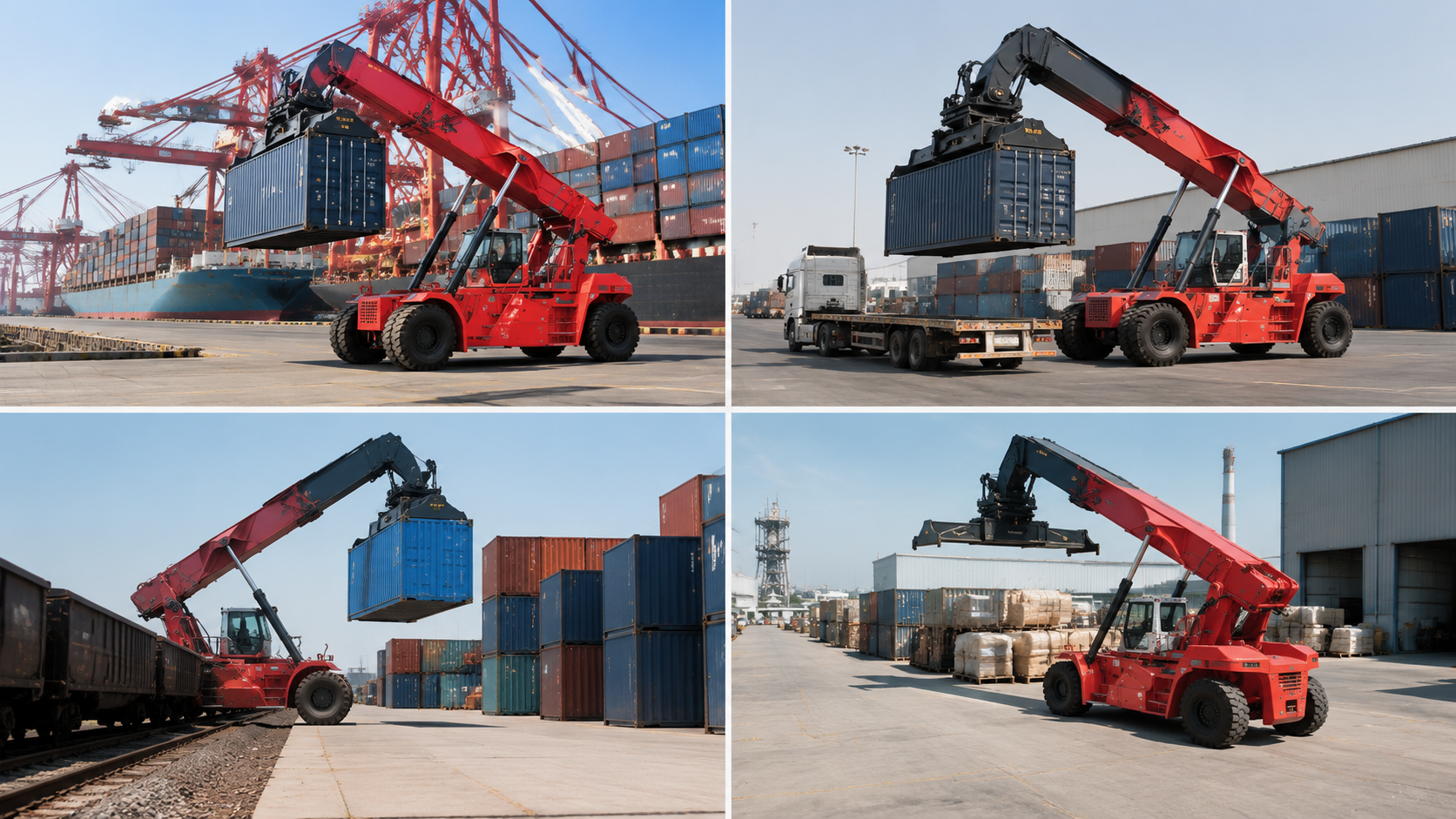 lithium battery reach stacker
