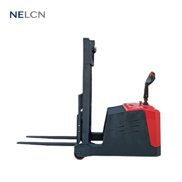 Stand-On Counterbalanced Pallet Stacker