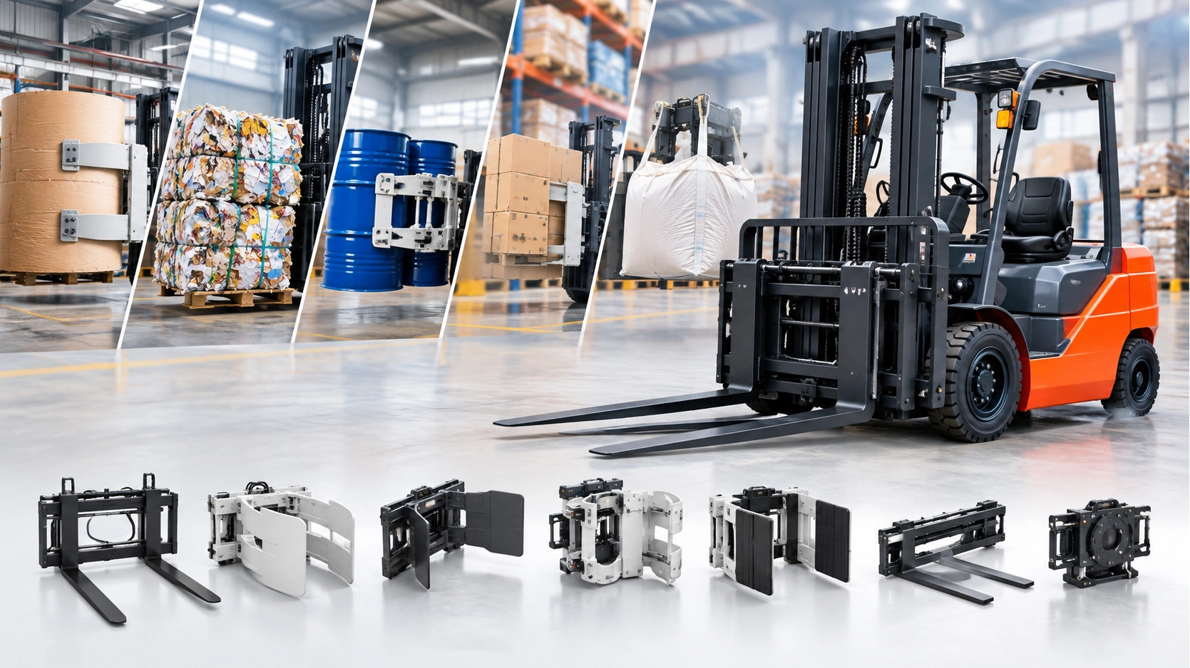 How To Choose Forklift Attachments: Clamps, Side Shifters & More