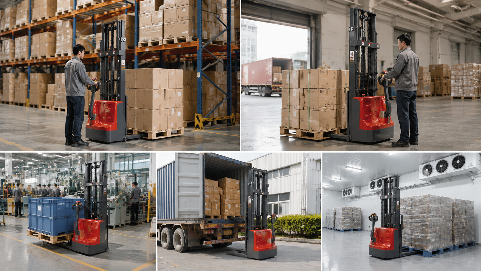 application of pallet stacker