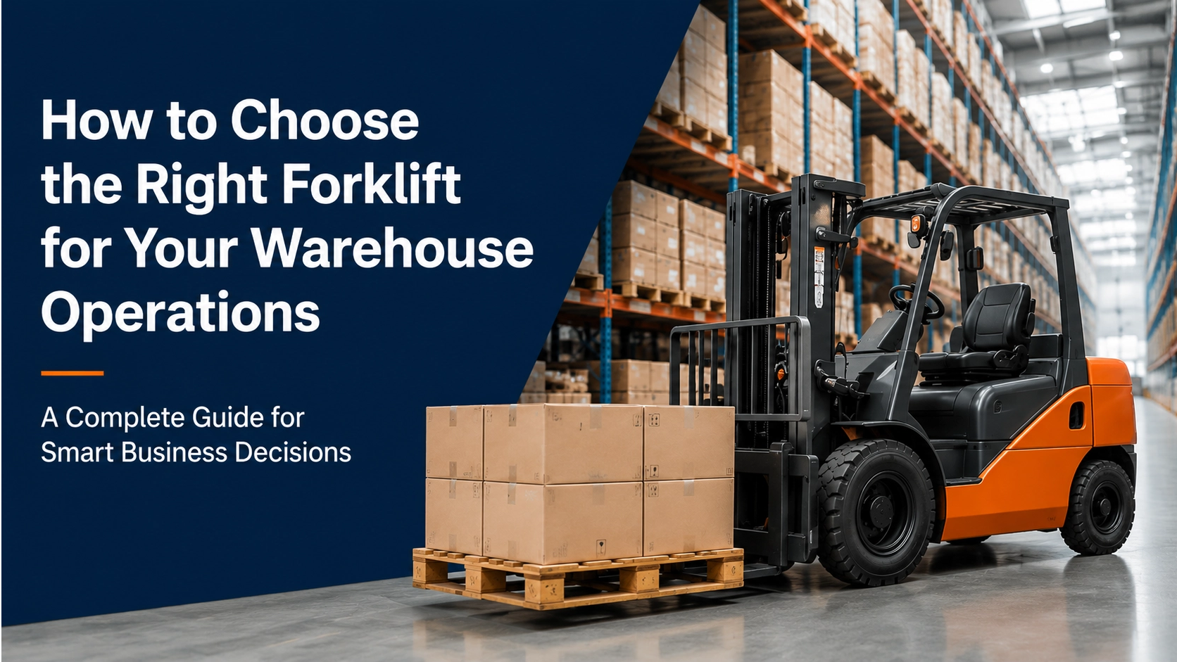 How to Choose the Right Forklift for Your Warehouse Operations