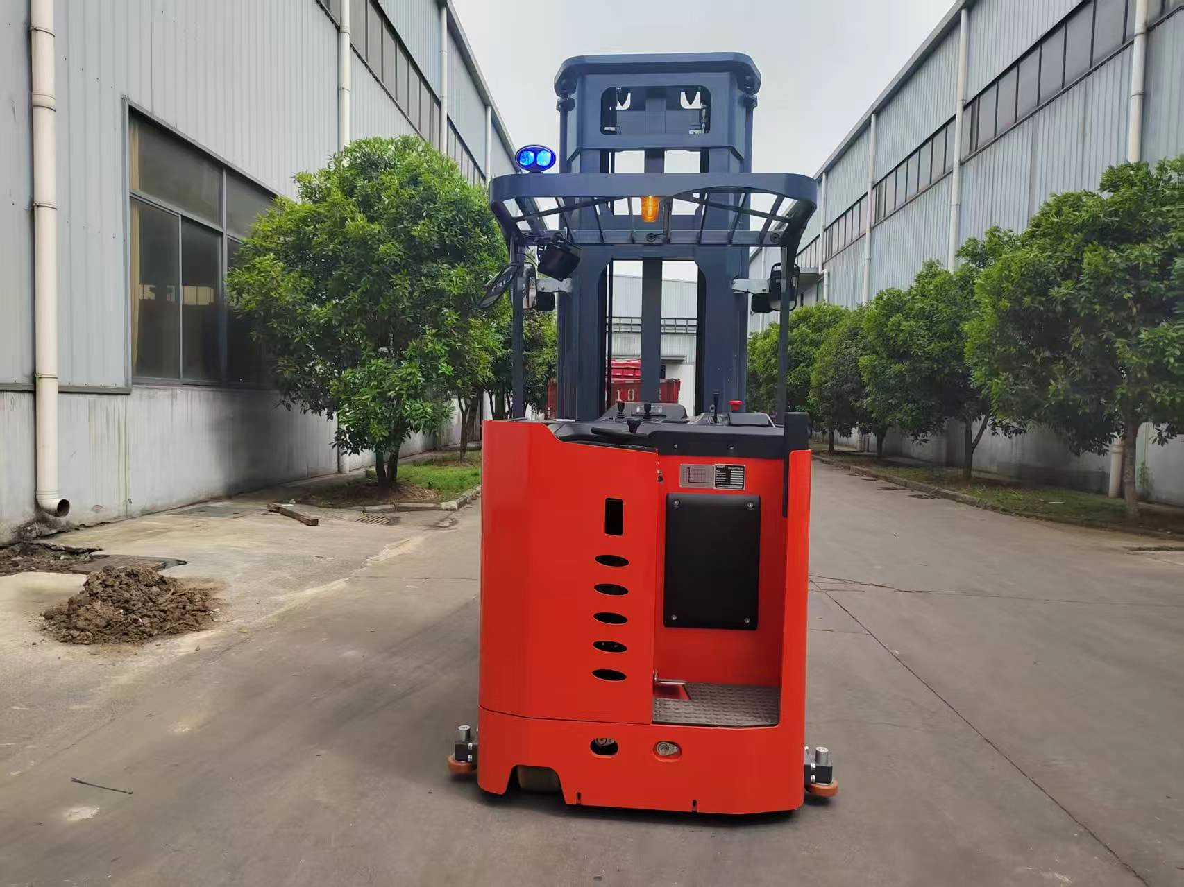 Three-Way Electric Stacker