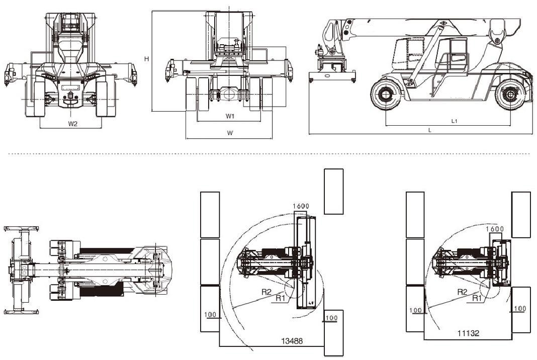 Reach Stacker for Sale | 10-45 Ton Container Reach Stacker Supplier ...