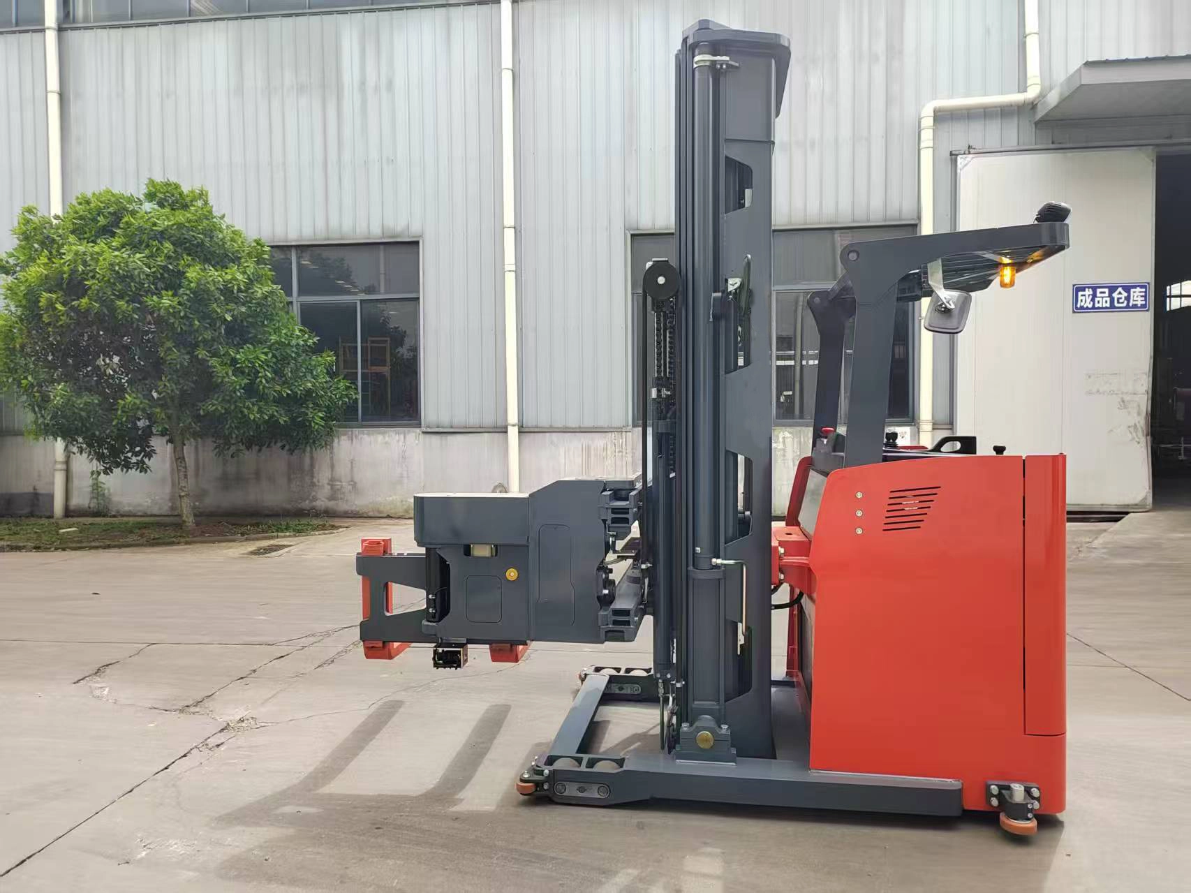electric three way stacker