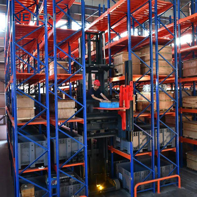 Man Up Racking Man-up Three-Way Stacker | Electric Narrow Aisle Forklift Supplier ...