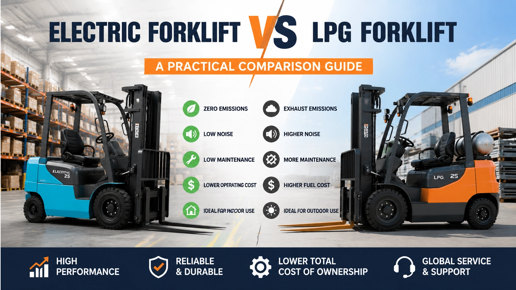Are Electric Forklifts Better Than LPG Forklifts? A Practical Comparison Guide